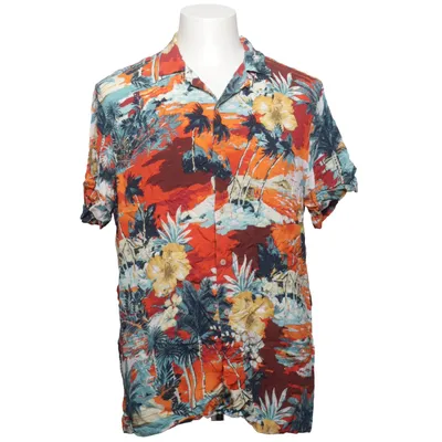 Chemise à manches courtes (Multicolore) de Zara Man Viscose