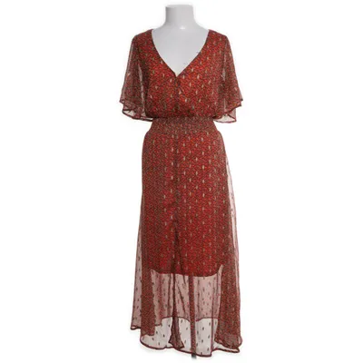 Maxi dress (Red, Multicolored) from Jean Pascale Polyester