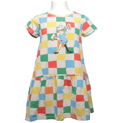 Dress (Beige, Multicolored) from Martinex Cotton, Elastane
