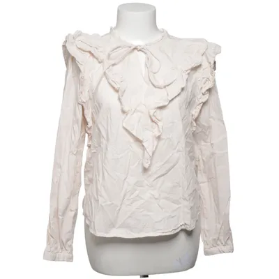 Blus (Regina L/S Frill Ptm) från ONLY Bomull