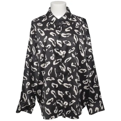 Chemise (Noir, Blanc) de LCW Modest Élasthane, Polyester