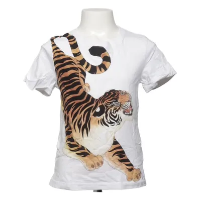 T-shirt (White, Multicolored) from Katie Scott x H&M Cotton, Polyamide, Polyester