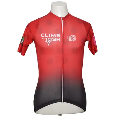 Cykeltröja (Röd, Svart) från Lusso Elastan, Polyester