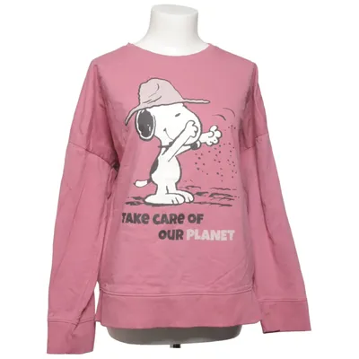 Collegetröja (Rosa) från Peanuts Ekologisk bomull