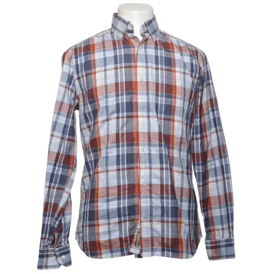 Chemise (Bleu, Marron, Blanc) de Riley Coton