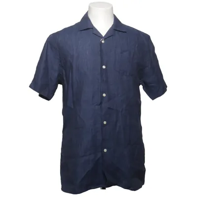 Short sleeve shirt (Blue) from John Henric Linen
