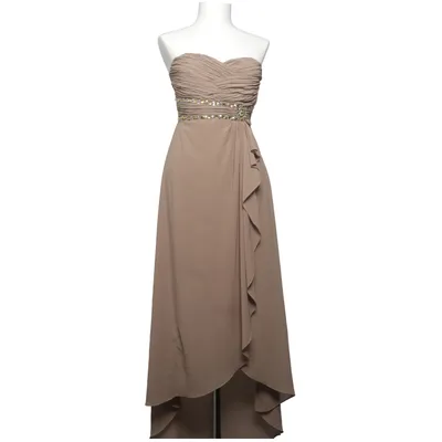 Cocktailkjole (Brun) fra Flowerby Charm's Polyester