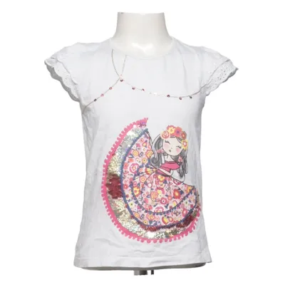 T-shirt (Hvid, Flerfarvet) fra Palomino by C&A Bomuld