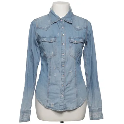 Denim shirt (Blue) from One Teaspoon Cotton, Polyester