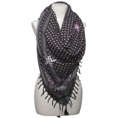 Cache-col (Noir, Blanc, Violet) de Rebella Polyester