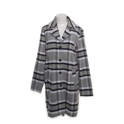 Coat (Gray, Multicolored) from Ze-Ze Concept Polyester, Wool