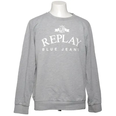 Sweatshirt (Gris) de Replay Coton, Polyester