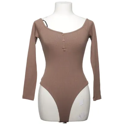 Body (Brown) from JLUXLABEL Elastane, Viscose