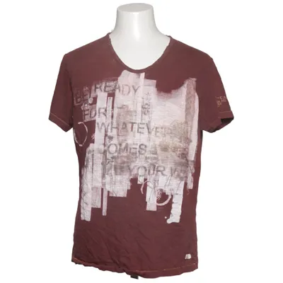 T-shirt (Red, Multicolored) from No Excess Cotton