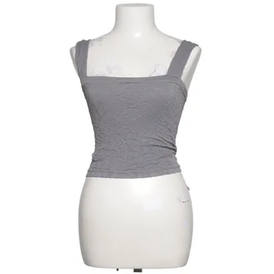 Crop top (Grå) fra Urban Outfitters Elastan, Polyamid