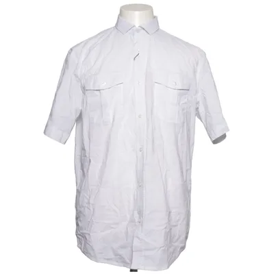 Korte mouwen shirt (Wit) van Jim Spencer Katoen, Elastaan, Nylon