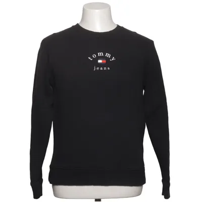 Sweatshirt (Black) from Tommy Hilfiger Jeans Cotton