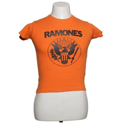 T-shirt (Orange, Svart) från Continental Clothing Bomull