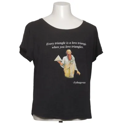T-shirt (Gray) from Next Level Apparel Cotton, Polyester, Viscose