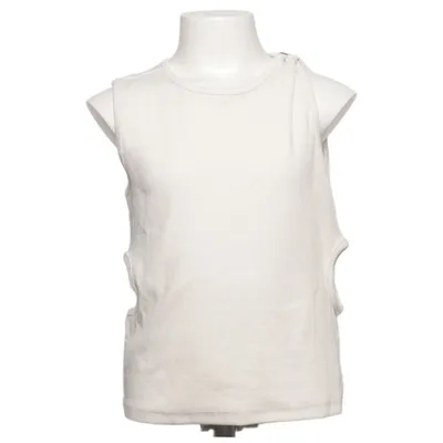 Crop top (Wit) van One Way Katoen, Elastaan