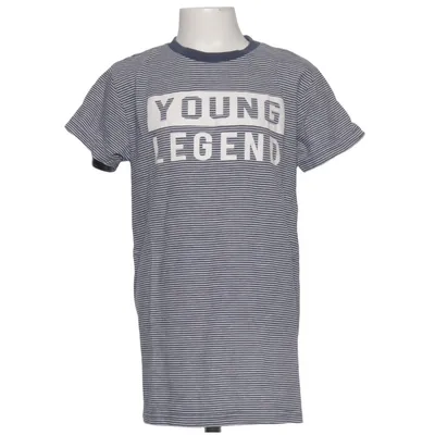 T-shirt (Blå, Hvid) fra Nightwear Bomuld, Viscose