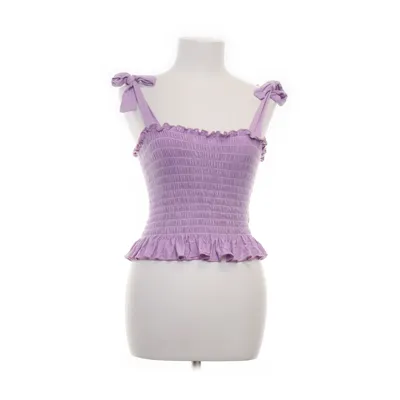 Crop top (Lila) van Boohoo Elastaan, Viscose