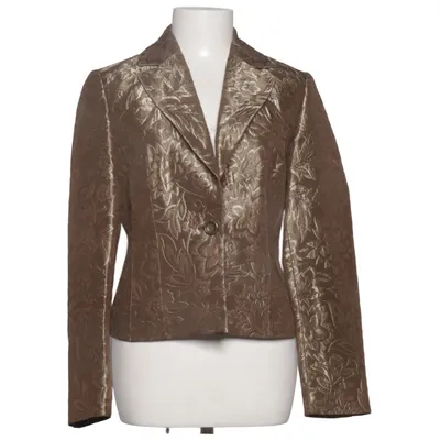 Blazer (Brown, Multicolored) from Vittoria Verani Acetate, Acrylic, Wool