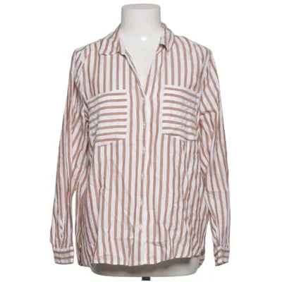 Chemise (Marron, Blanc) de Tom Tailor Denim Coton