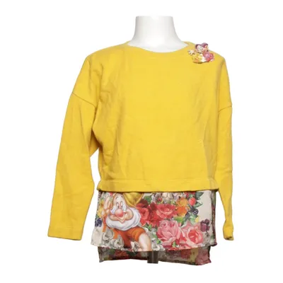 Sweatshirt (Yellow, Multicolored) from Monnalisa Angora, Cotton, Polyamide, Polyester, Viscose