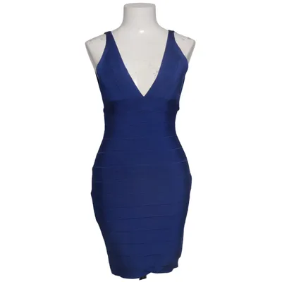 Cocktail dress (Blue) from Hervé Léger Elastane, Polyamide, Viscose