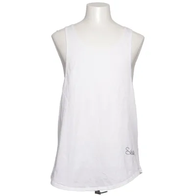 Tanktop  (Hvid) fra SikSilk Bomuld, Polyester