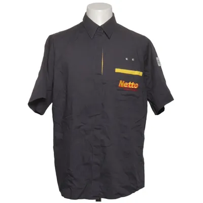 Kortärmad skjorta (Grå, Gul, Röd) från Netto Ekologisk bomull, Återvunnen polyester