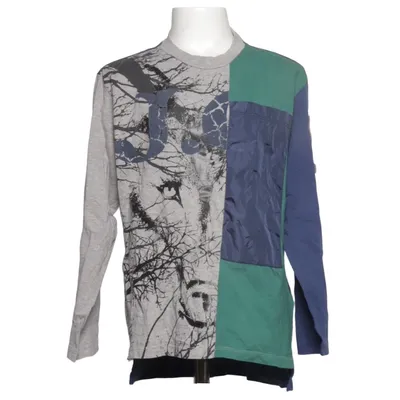 Långärmad t-shirt (Grå, Blå, Grön, Svart) från John Galliano Bomull