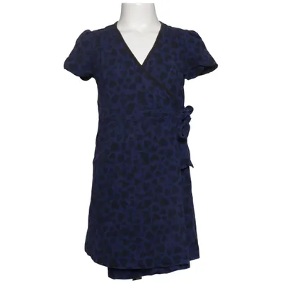 Wrap dress (Blue, Black) from Kids and Friends Cotton, Elastane