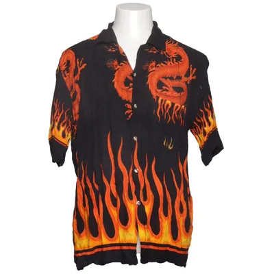 Korte mouwen shirt (Zwart, Oranje, Geel)