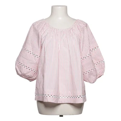 Blus (Röd, Vit) från River Woods Bomull, Elastan, Polyester