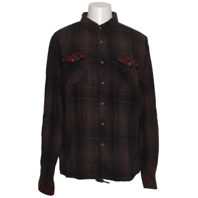 Chemise en flanelle (Marron, Noir, Rouge) de Brandit Coton