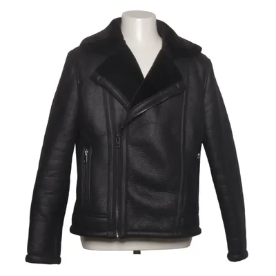 Bikerjack (Zwart) van New Look Men Polyester, Polyurethaan