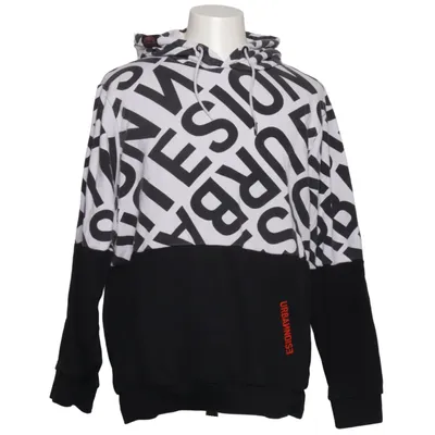 Huvtröja (Svart, Vit) från Much More Bomull, Polyester