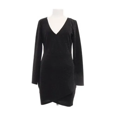 Cocktail dress (Black, Silver) from Review Elastane, Metallic fiber, Polyester