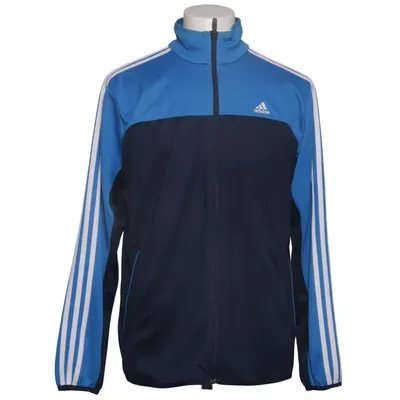 Träningsjacka (Blå, Vit) från Adidas Polyester