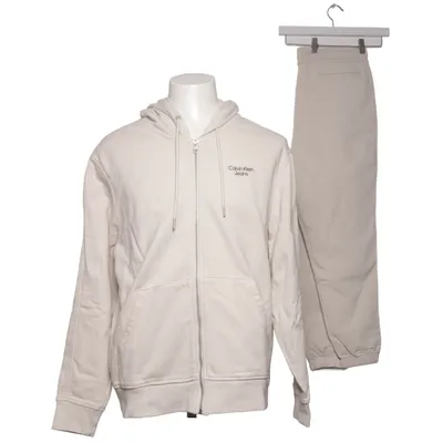 Capuchon sweater (Beige) van Calvin Klein Jeans Katoen, Elastaan