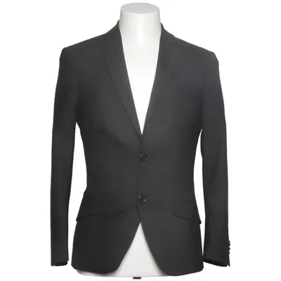 Blazer (Black) from Bertoni Elastane, Polyester, Wool