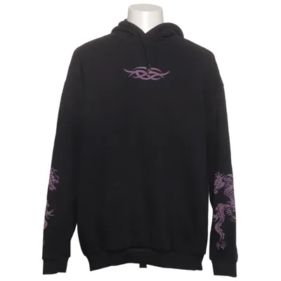 Huvtröja (Svart, Lila) från Yourturn Bomull, Polyester