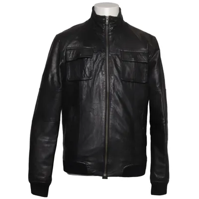Leather jacket (Black) from Originals by Jack & Jones