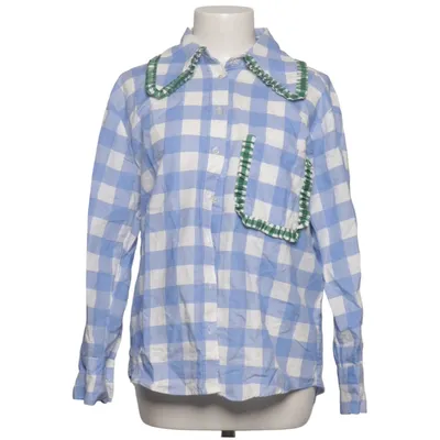 Shirt (Blue, White, Green) from Uterqüe Cotton, Linen
