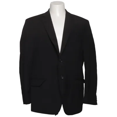 Blazer (Black) from Lanf. Castellani Elastane, Polyester, Wool