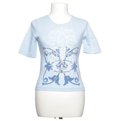 T-shirt (Blue, White) from Vandenberg Cotton, Elastane