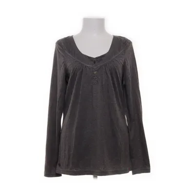Henley T-shirt (Grå) fra EDC by ESPRIT Bomuld, Polyester