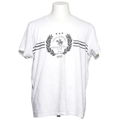T-shirt (Vit, Svart) från Santa Monica Polo Club Bomull
